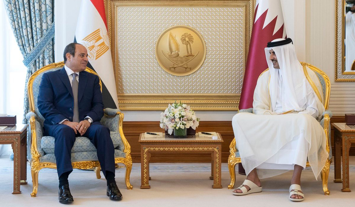Amir with El-Sisi